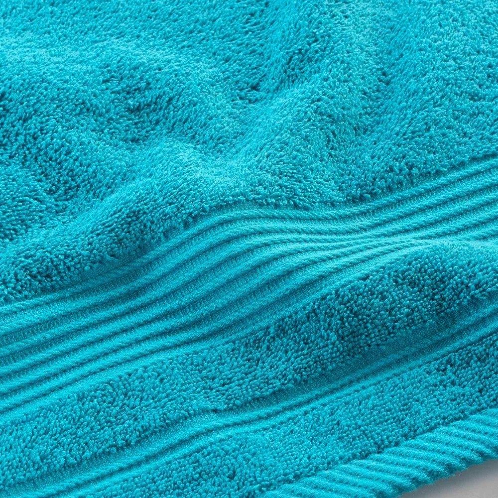 Kék frottír pamut törölköző 50x90 cm Tendresse – douceur d'intérieur