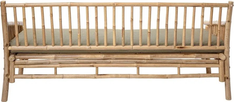 Bézs-natúr színű bambusz kerti kanapé Sole – Bloomingville