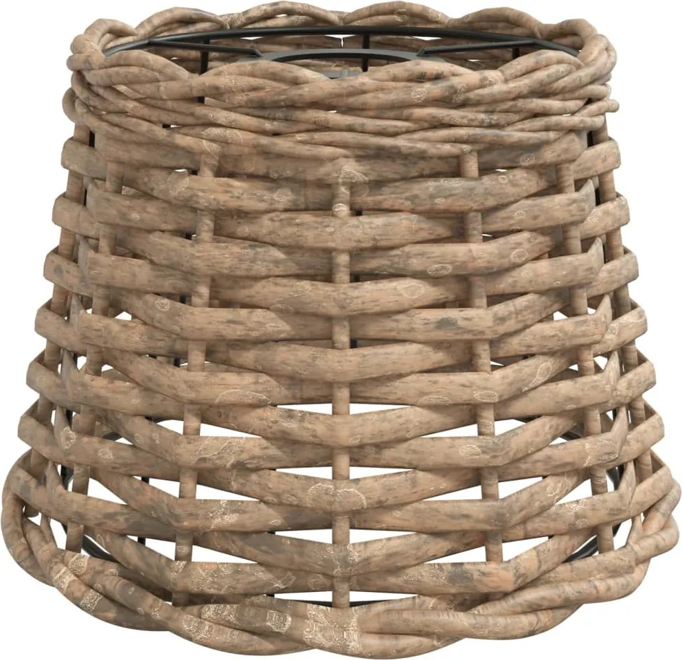 vidaXL barna fonott mennyezeti lámpaernyő Ø20 x 15 cm