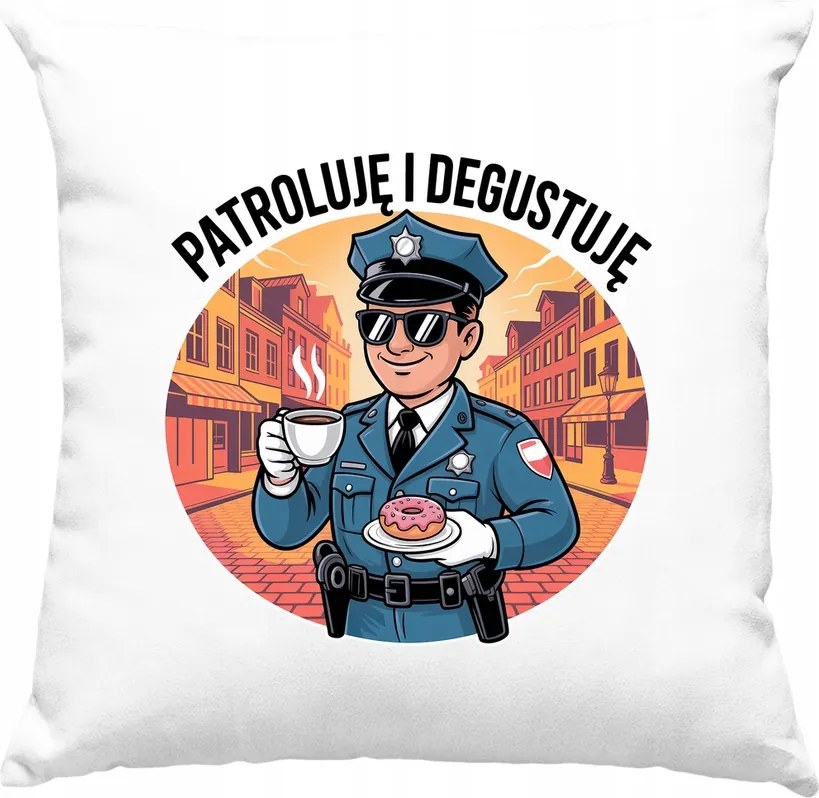 Rendőrségi szolgálati párna mund 4 fehér