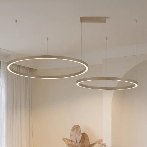 Brilagi - LED dimmelhető kábeles csillár PORTOFINO LED/98W/230V bézs + távirányító