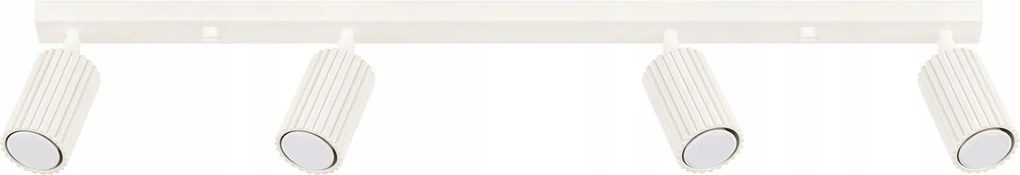 Mennyezeti lámpa Reflektor Tuba Spot 4x GU10 Bézs Karbon 1603 Sollux