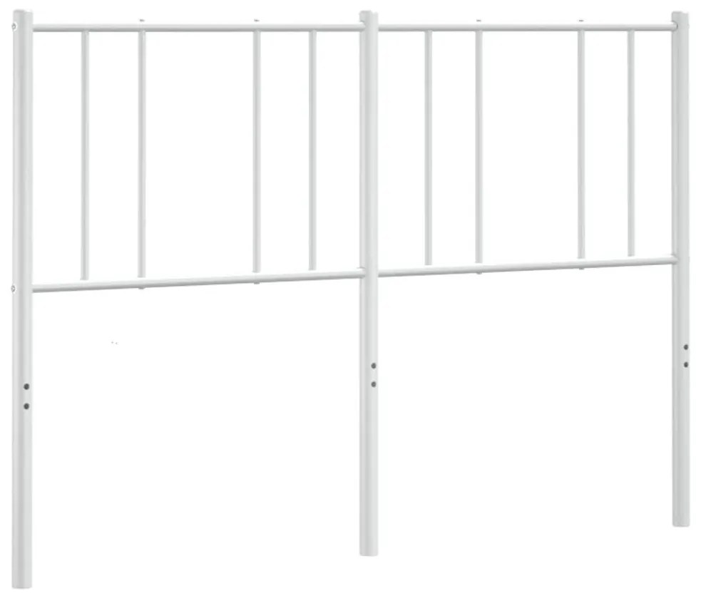 fehér fém fejtámla 160 cm