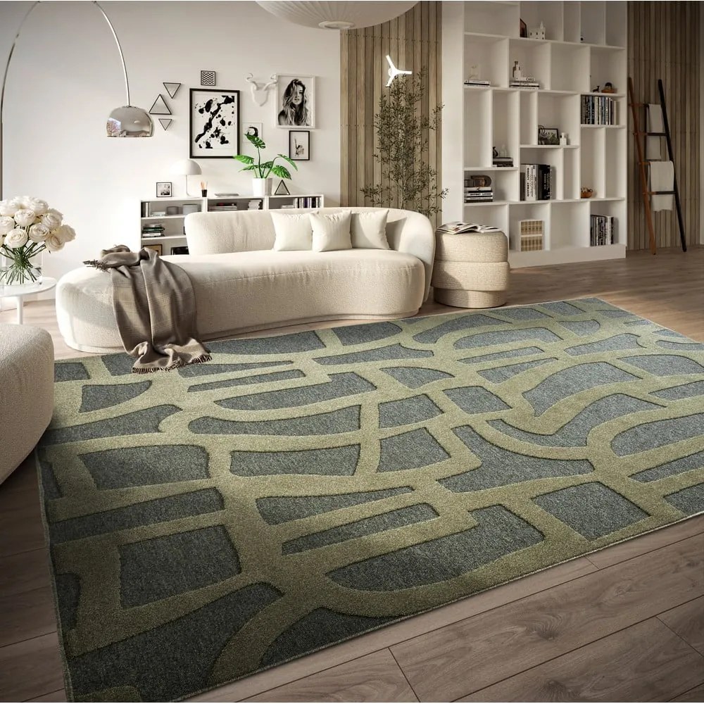 Zöld szőnyeg újrahasznosított szálakból 160x230 cm Therese – Villeroy&amp;Boch