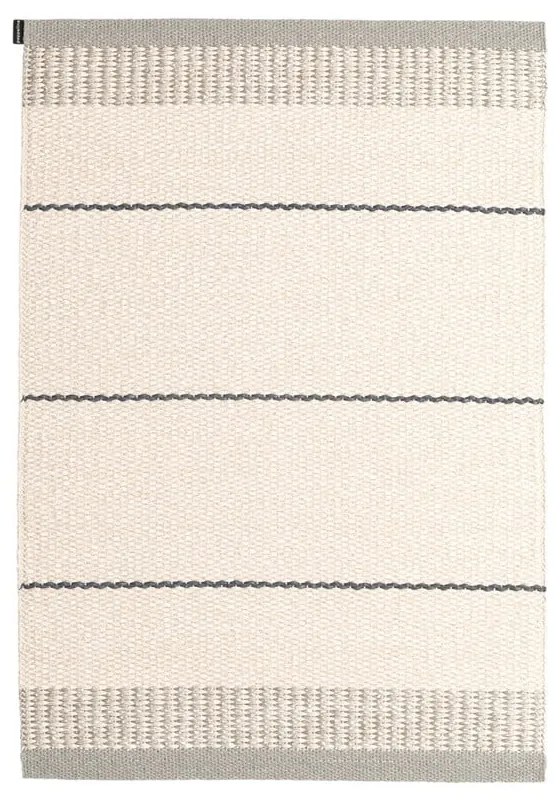 Világosszürke-krémszínű kültéri-beltéri szőnyeg 60x85 cm Belle Warm Grey – Pappelina