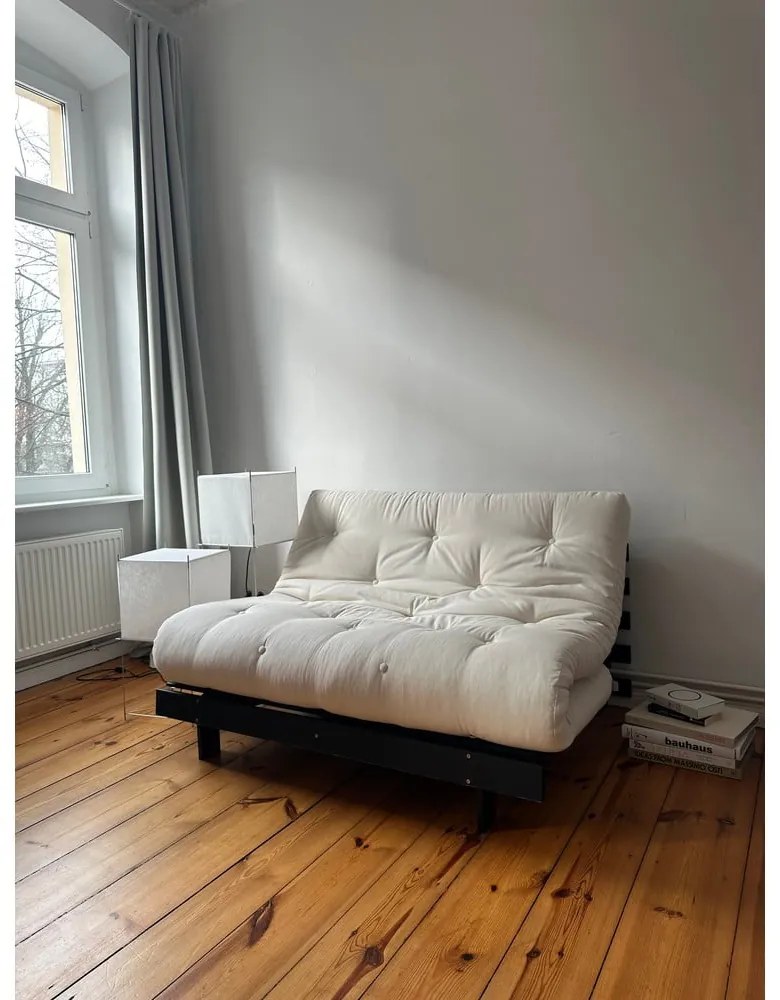 Petróleumkék kinyitható kanapé 140 cm Roots Black Night – Karup Design