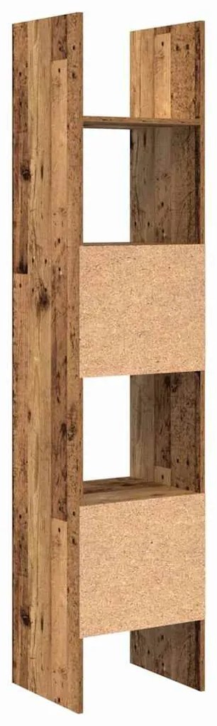 Könyvespolc Régi fa 40 x 35 x 180 cm Faanyag