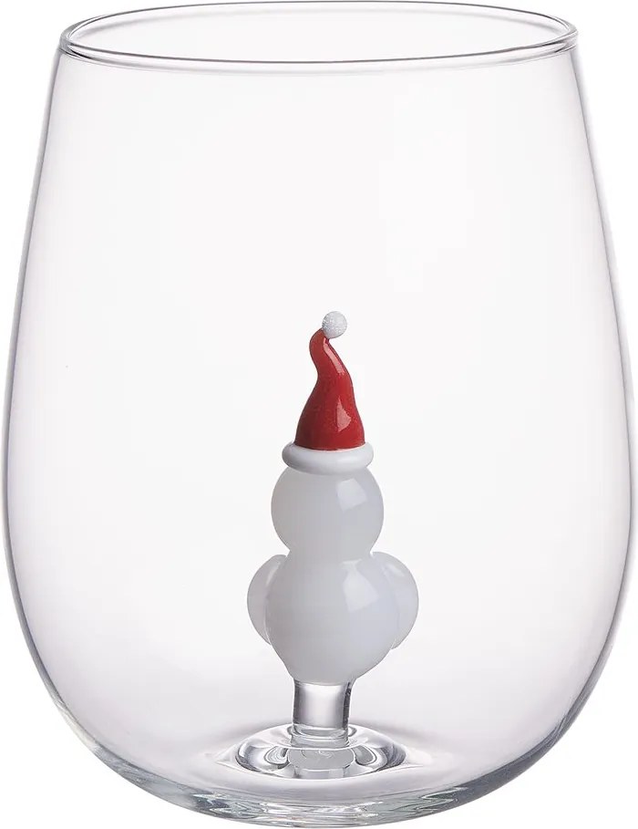 MERRY & JOY pohár, hóember 450 ml