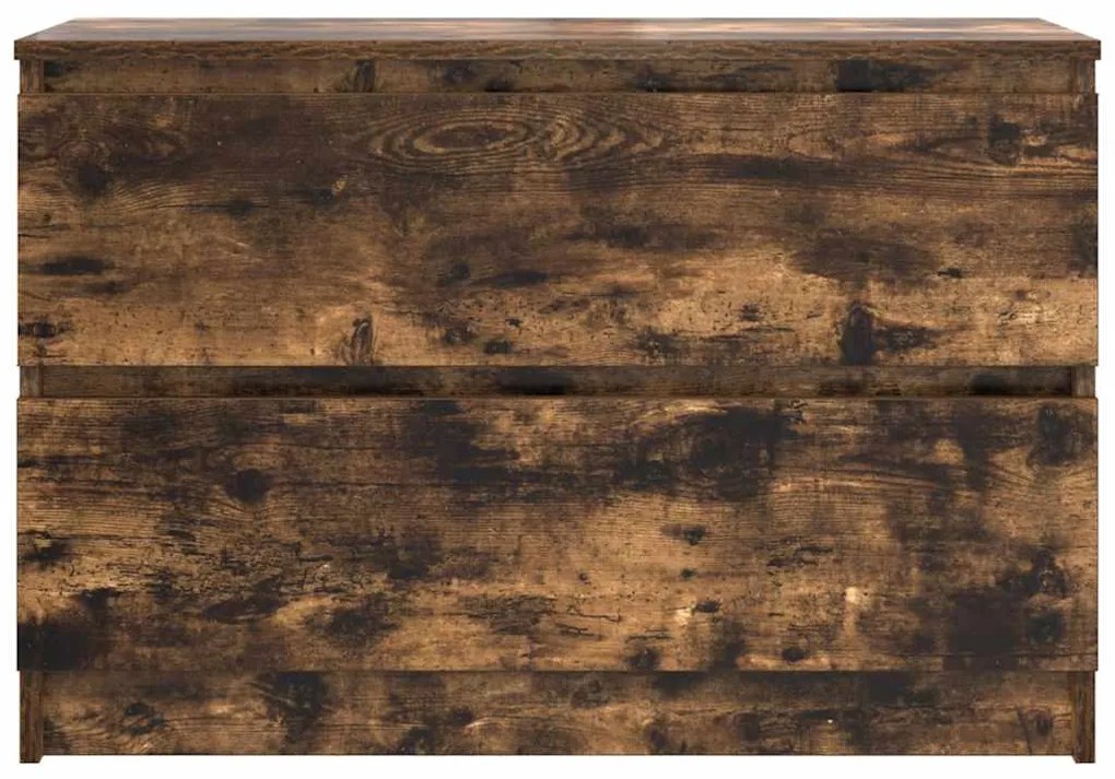 füstös tölgy színű szerelt fa TV-szekrény 80x35x54 cm