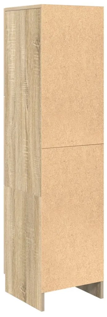 Magas Tároló sonoma tölgy 31,5 x 32 x 124 cm Faanyag