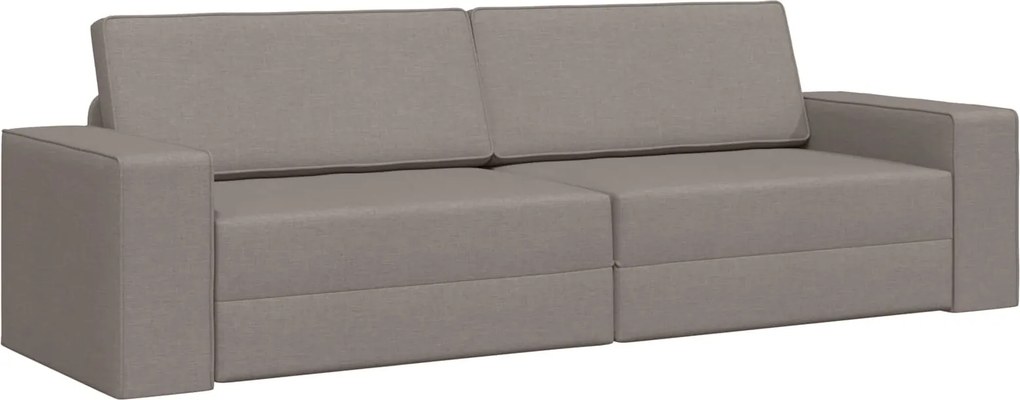 vidaXL Kanapéágy 200cm Tópszínű szövet