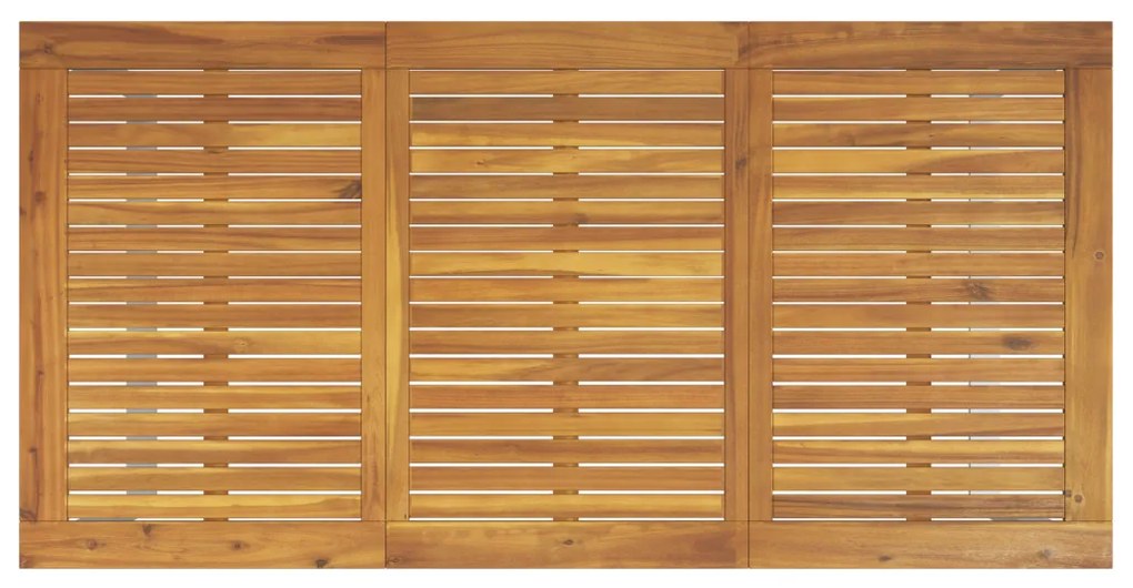 Kültéri Étkezőasztal Szürke 160x80x75 cm Acél és Szilárd Akácfa