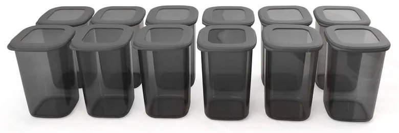 Élelmiszertartó doboz szett 12 db-os Fresco – Hermia