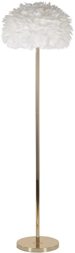 Állólámpa toll vékony fehér ø 43x170cm