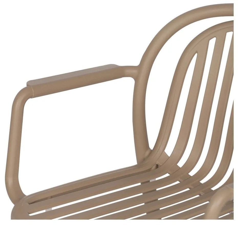 Bézs műanyag étkezőszék Alia – Ixia