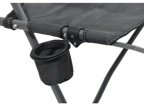 Összecsukható kempingszék szürke