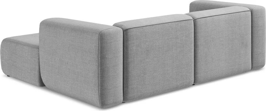 Világosszürke sarokkanapé (jobb oldali-heverő résszel) Ekahi – Makamii