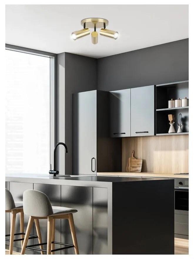 Aranyszínű fém mennyezeti lámpa Colly – Candellux Lighting