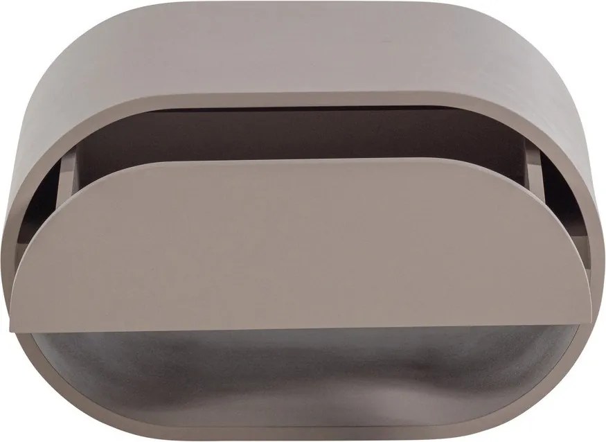 Szürkésbézs többszintes fali polc 39 cm Momo – WOOOD