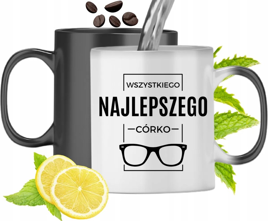 Mágikus Bögre Lányának Színváltós, fényképes nyomattal