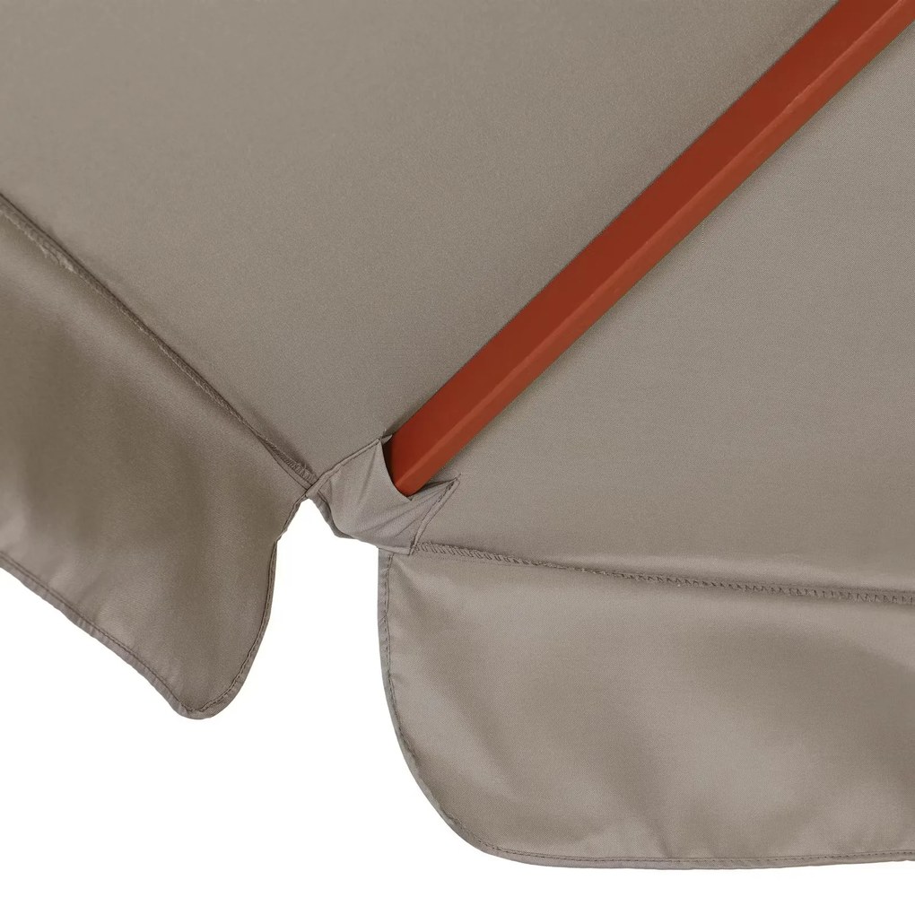 Kingsleeve® Kerti napernyő Ø 330 cm - taupe