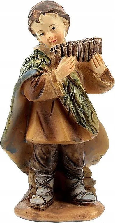 Betlehem figura "Fiú fuvolával" 9cm magas figurákhoz