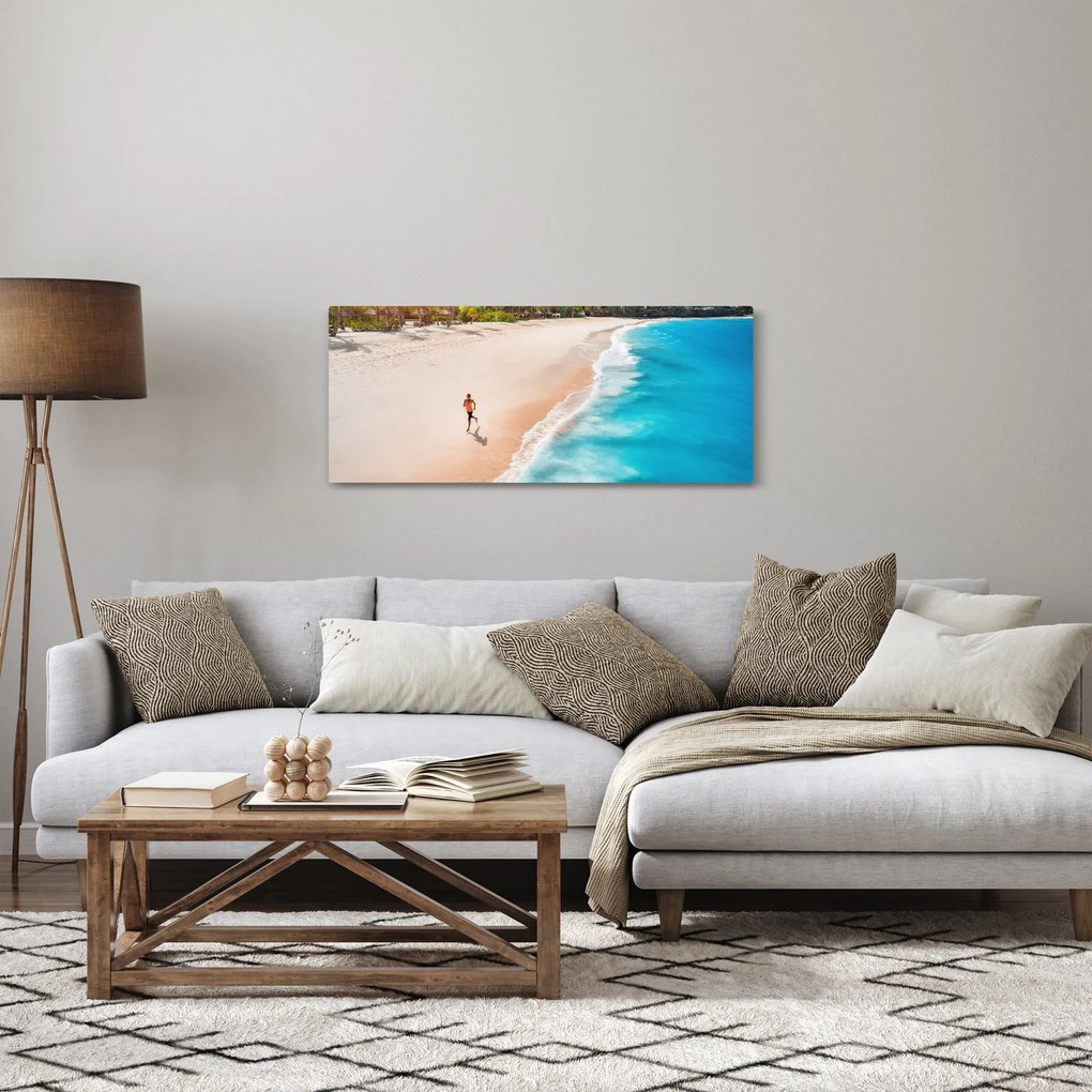 Kép - Strandfutás (120x50 cm)