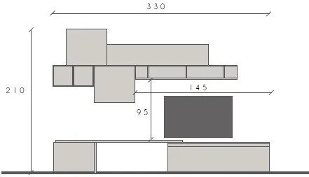 Infinity 2.0 8 elemes szett Mercure tölgy / szürkésbarna / bézs