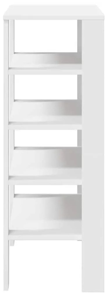 fehér szerelt fa cipőtároló szekrény 61x32x87,5 cm