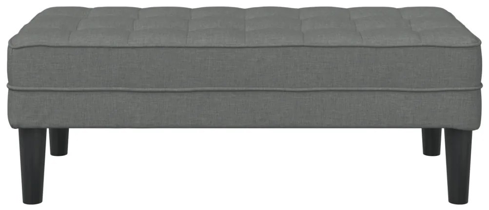 Pad Sötétszürke 113x57x39 cm Szövet