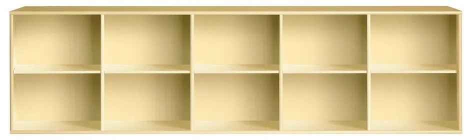 Világossárga függő könyvespolc 220x61 cm Mistral – Hammel Furniture