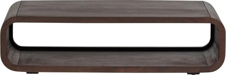 Sötét natúr színű mangófa dohányzóasztal 60x120 cm Kinu – WOOOD