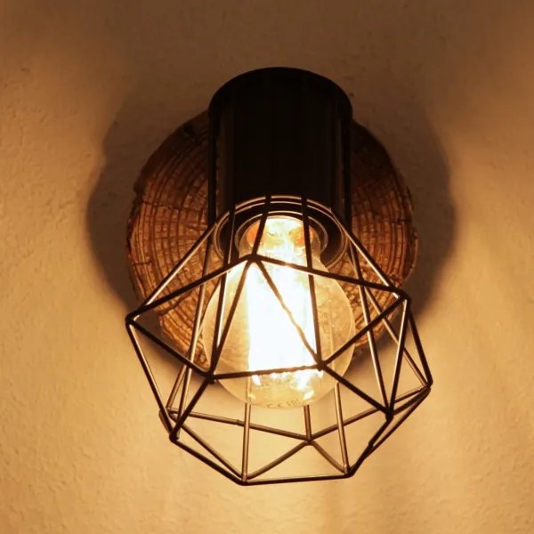 Globo 54017W-1 - PRISKA fali spotlámpa 1xE27/60W/230V