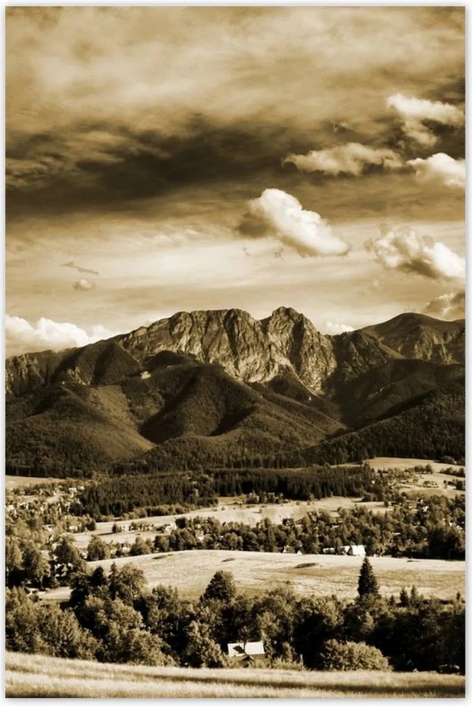 Poszterek 60x90 Tátra Lengyel hegyek Kilátás