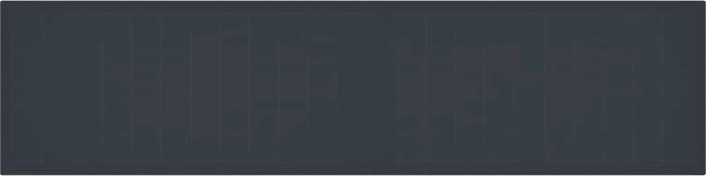 vidaXL Kerti étkező szett párnákkal párnával 15 pcs Antracit PP