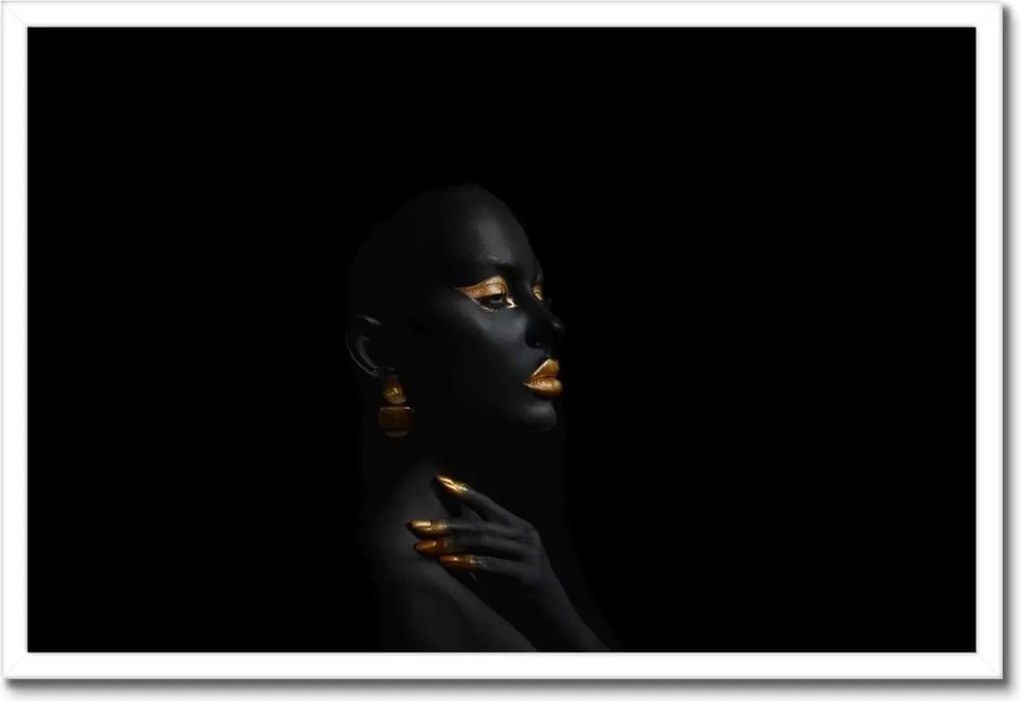 Poszterek keretben 60x40 Arany komolyság