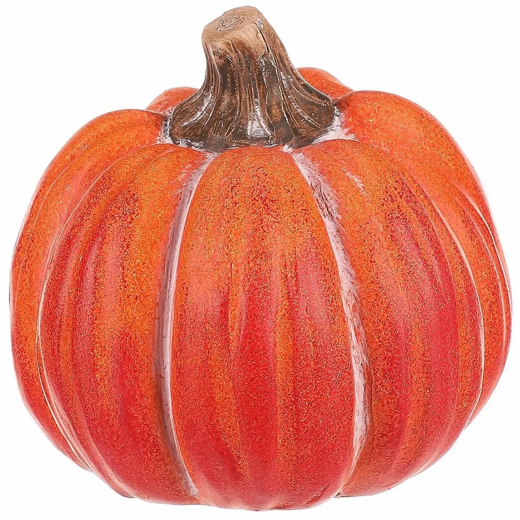 Magas, lyukak nélküli narancssárga tök, kerámia,átmérő 12 cm, 12 cm átmérőjű