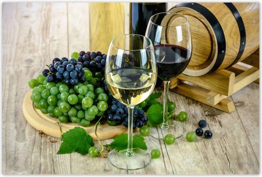 Poszterek 120x80 Fehér szőlőbor