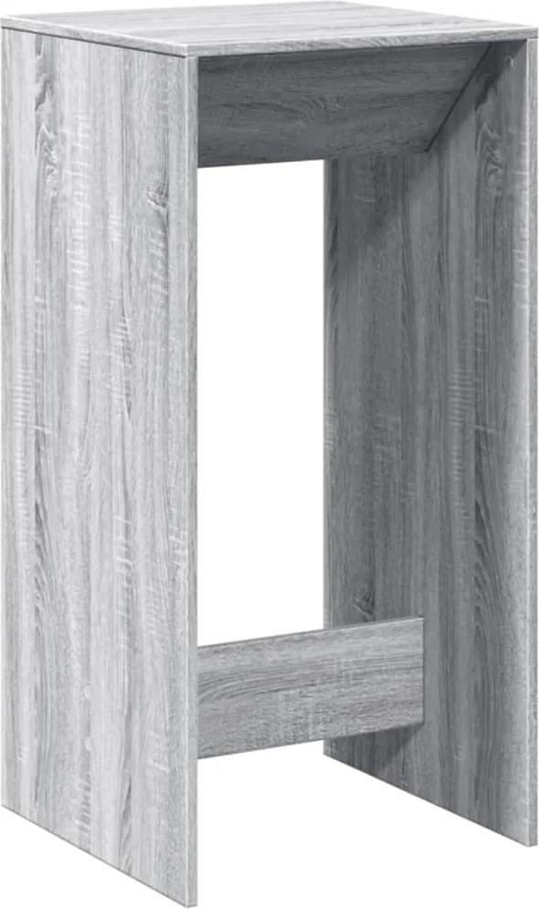 vidaXL szürke sonoma színű szerelt fa bárasztal 51 x 50 x 103,5 cm