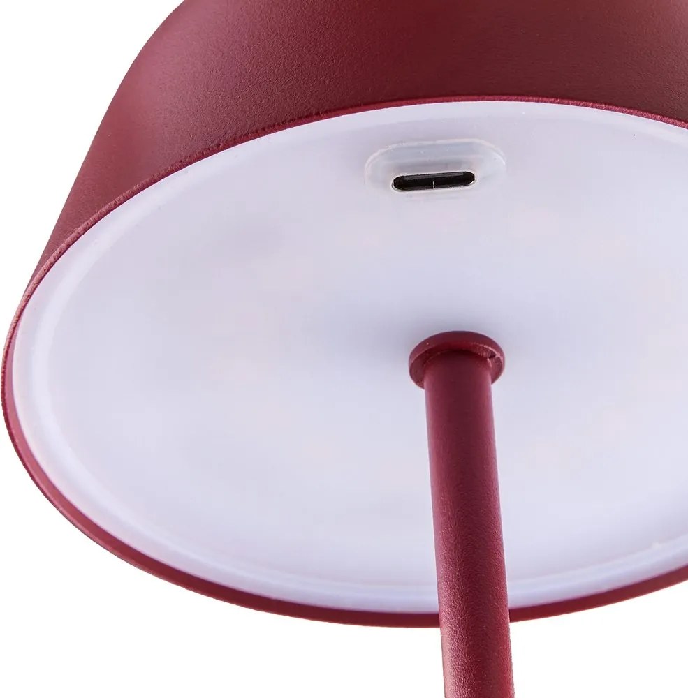LIGHT UP LED mini asztali lámpa ,piros