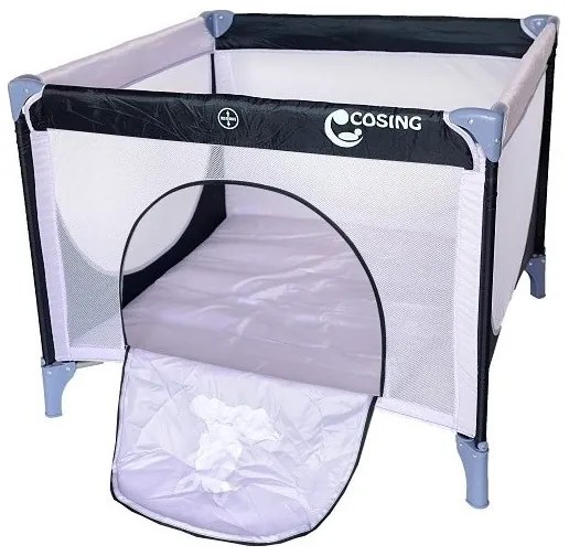 COSING - EMA Zebra szürke gyermek járóka