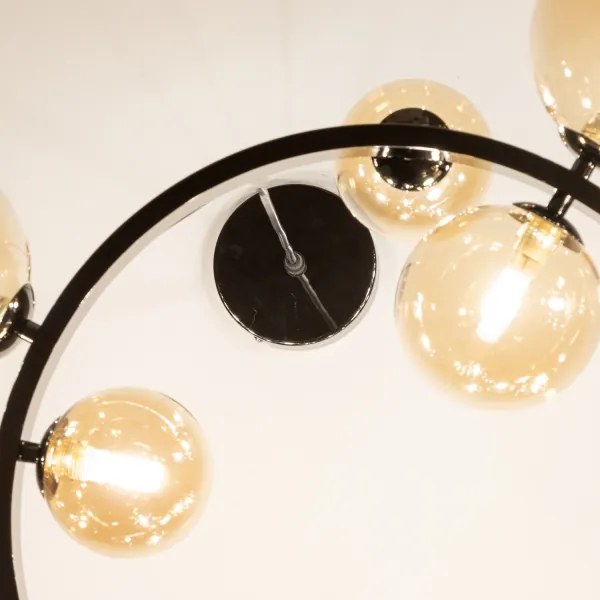 Brilagi - LED Csillár zsinóron MILLA 15xG9/3W/230V fényezett króm/arany