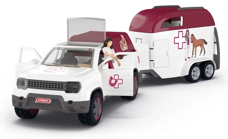 Schleich 42704 Mobil állatorvos pótkocsival