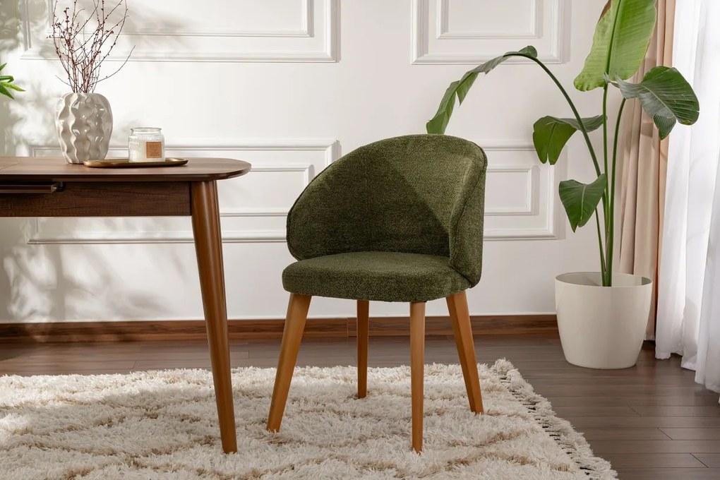 Bentley Green and Dark Oak étkezőszék szett, 2 db