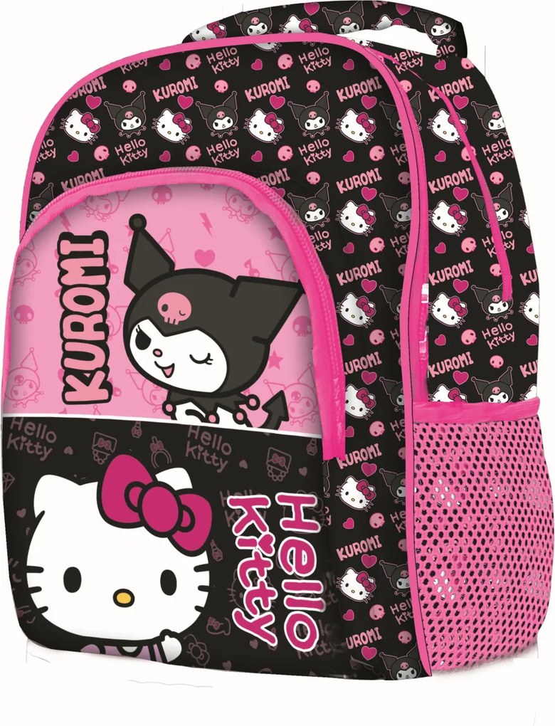 Hello Kitty & Kuromi iskolatáska, táska 42 cm