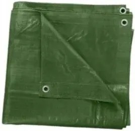 Védőponyva Vízálló Erős Szemekkel Zöld 3x5m 130g