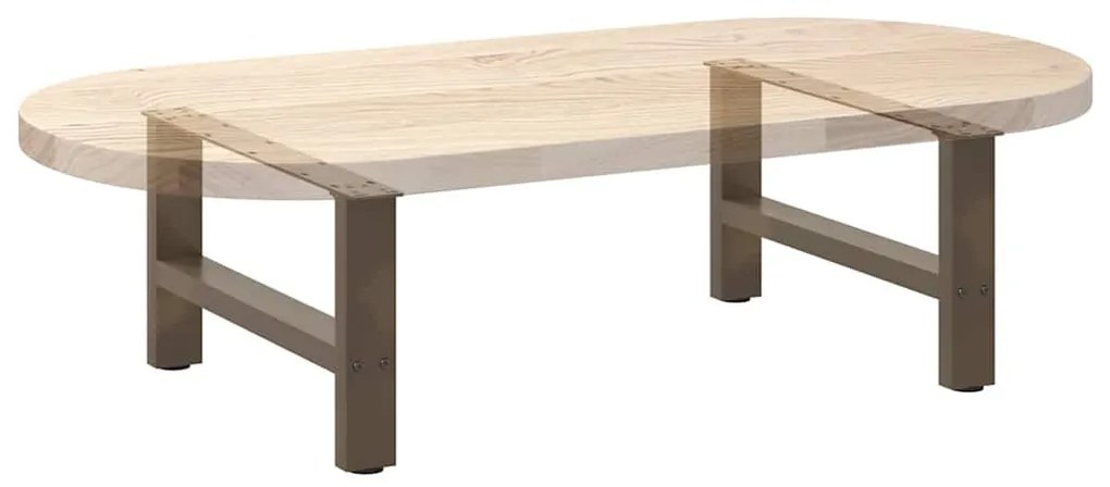 2 db natúr acél dohányzóasztal láb 70 x (30-31) cm acél