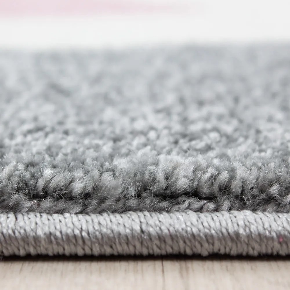 Rózsaszín-szürke gyerek szőnyeg 80x150 cm Kids – Ayyildiz Carpets