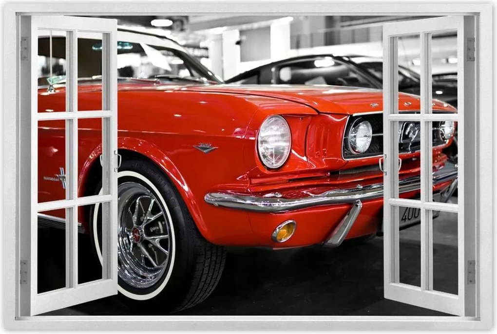 Poszterek 120x80 Piros Mustang