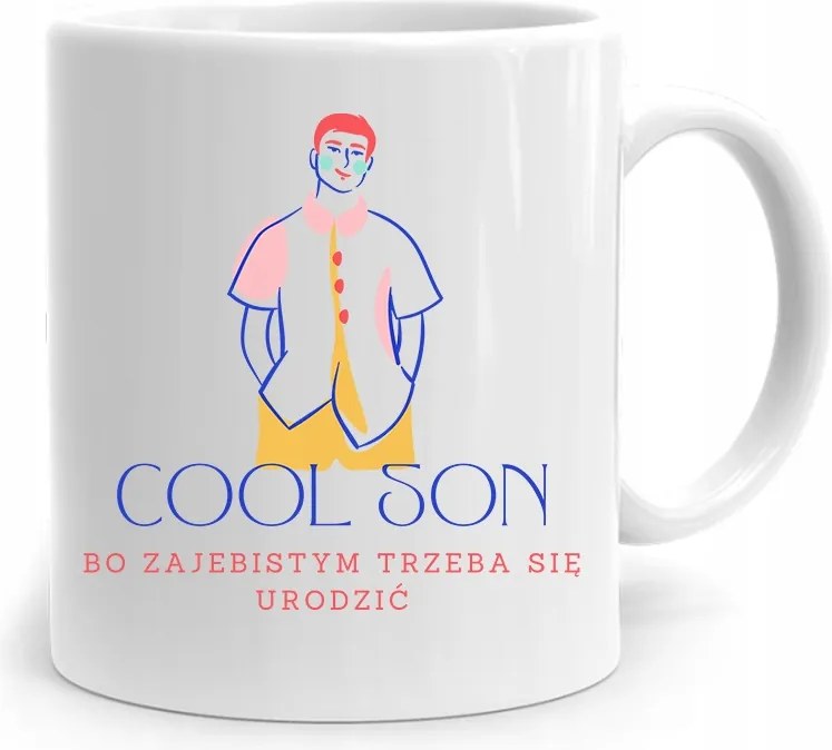 Bögre Ajándék Fiúnak Cool Son Meg Kell Születni fényképes nyomtatással